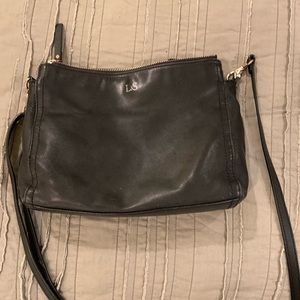 Lo & sons pearl black Leather bag